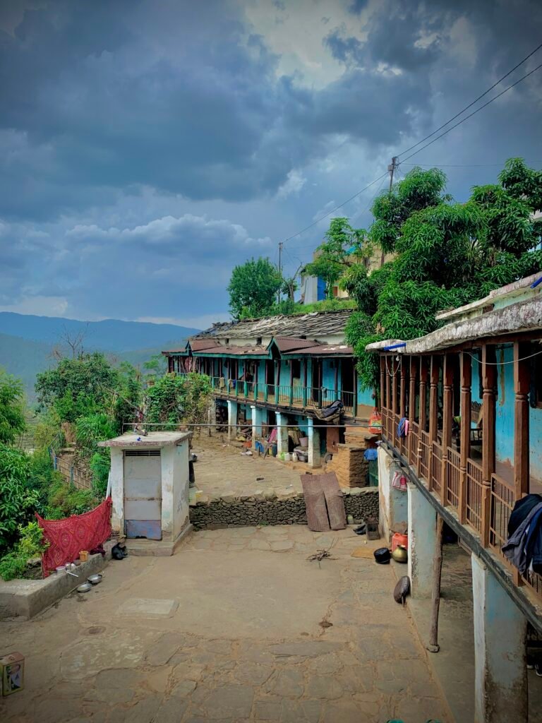 People left our houses due to migration