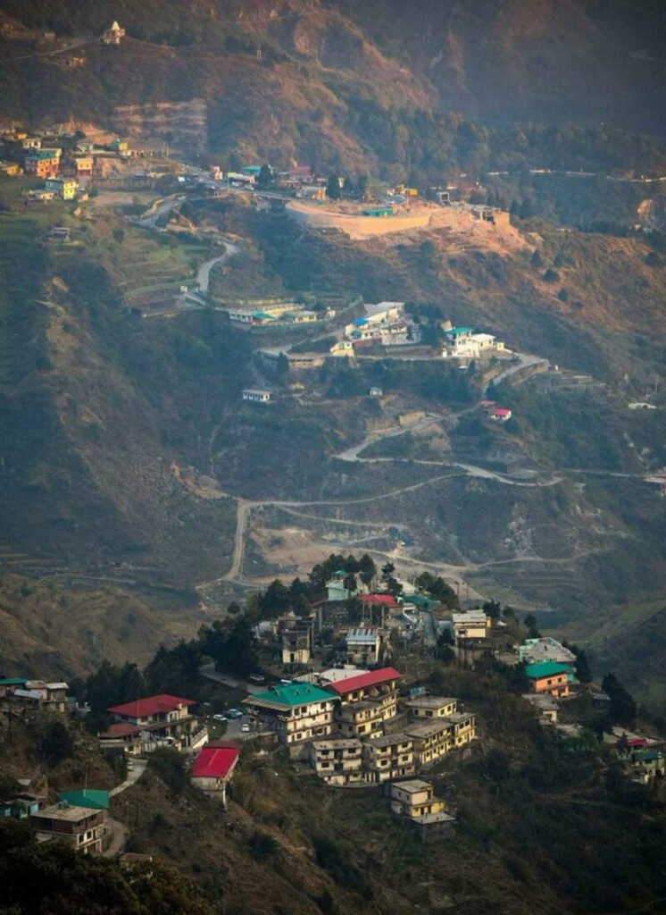 THe View of mussoorie the queen of hills